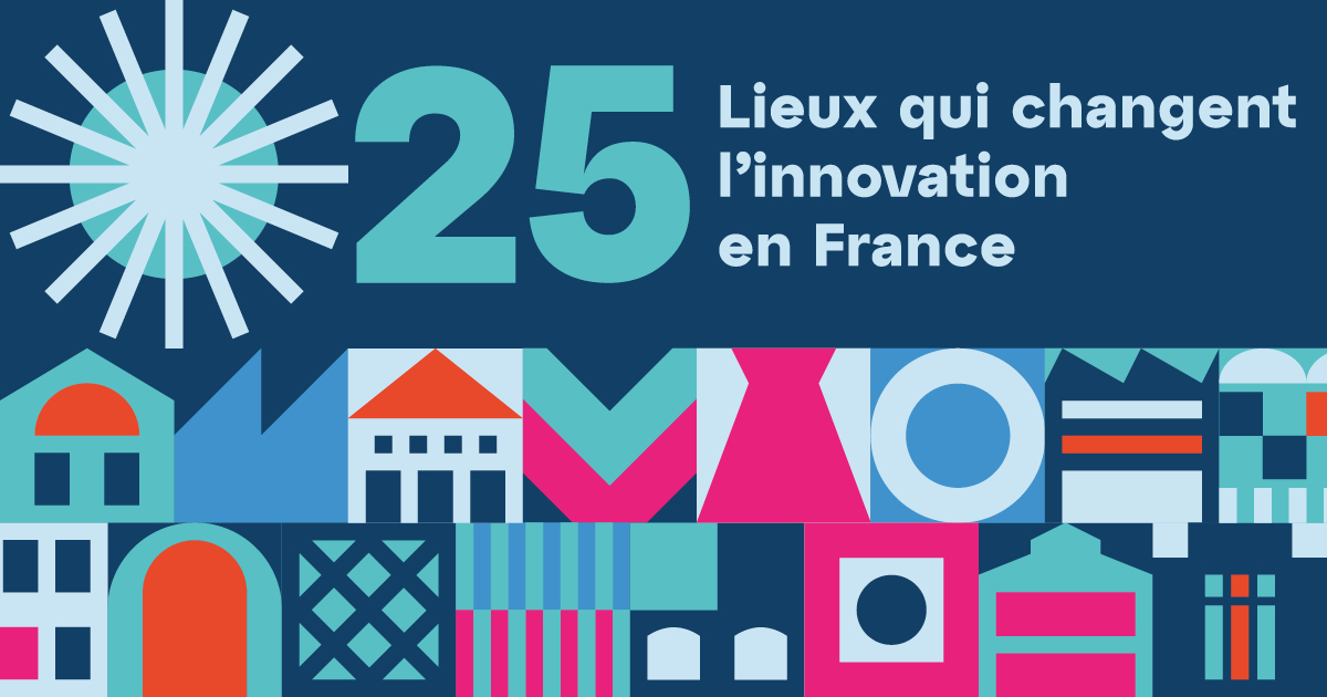 Cartel 25 lugares más innovadores de Francia