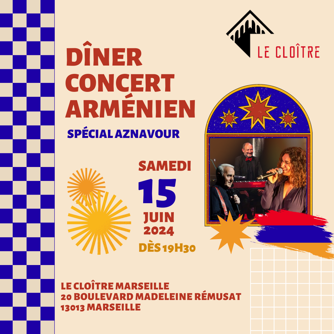 DINER CONCERT ARMÉNIEN - spécial Aznavour