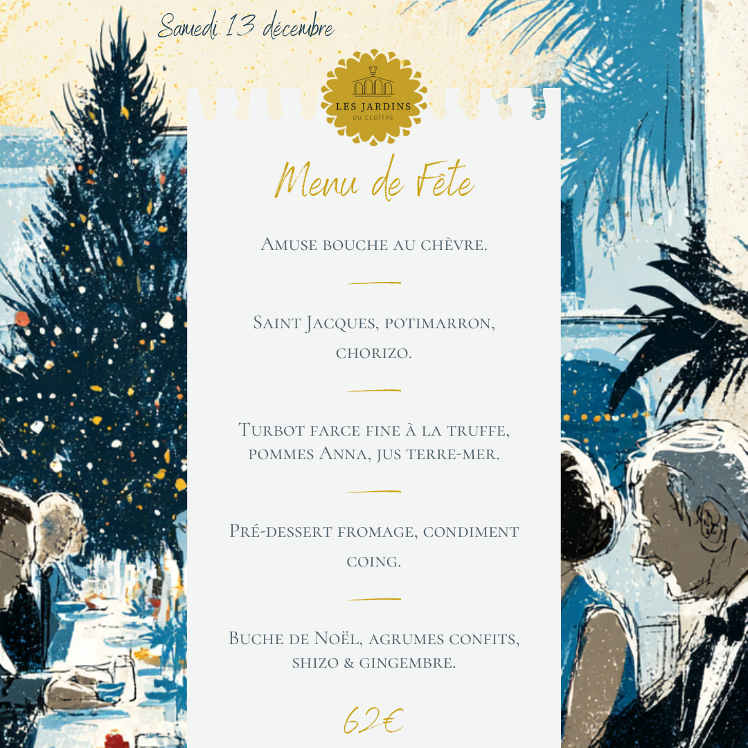 Menu de Fête 13 décembre